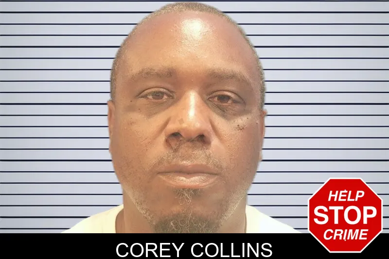 Corey Collins mugshot