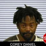 Corey Daniel mugshot