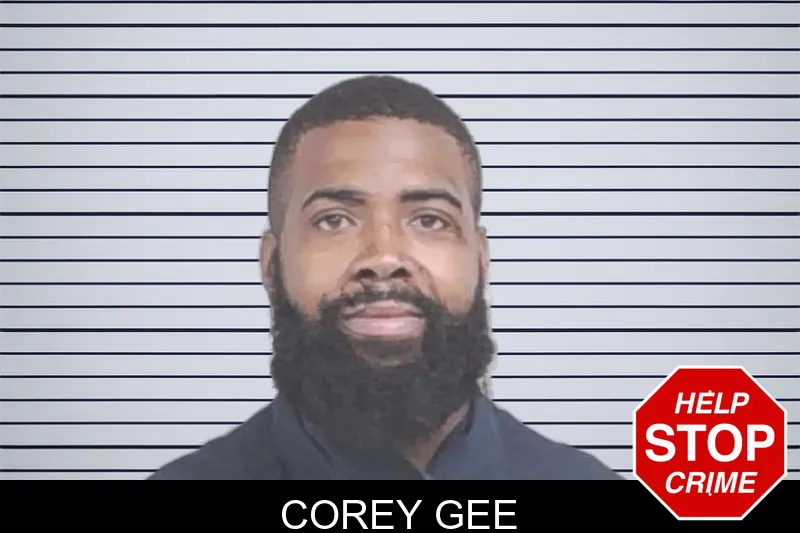 Corey Gee mugshot