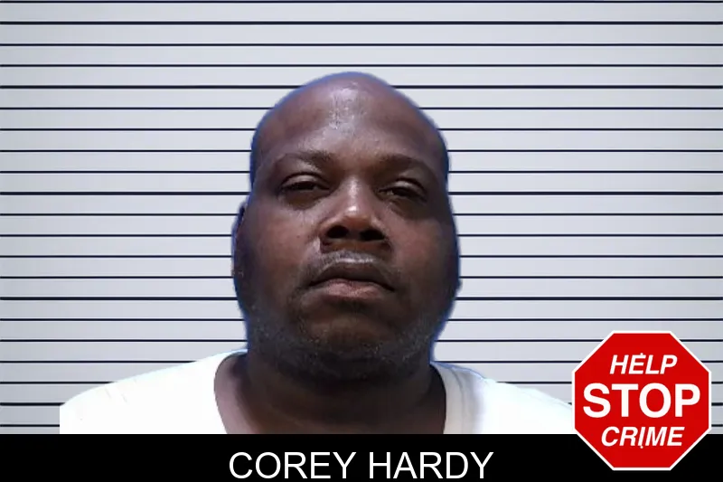 Corey Hardy mugshot