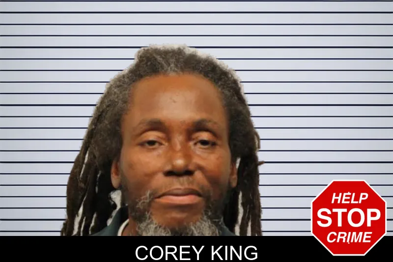 Corey King mugshot