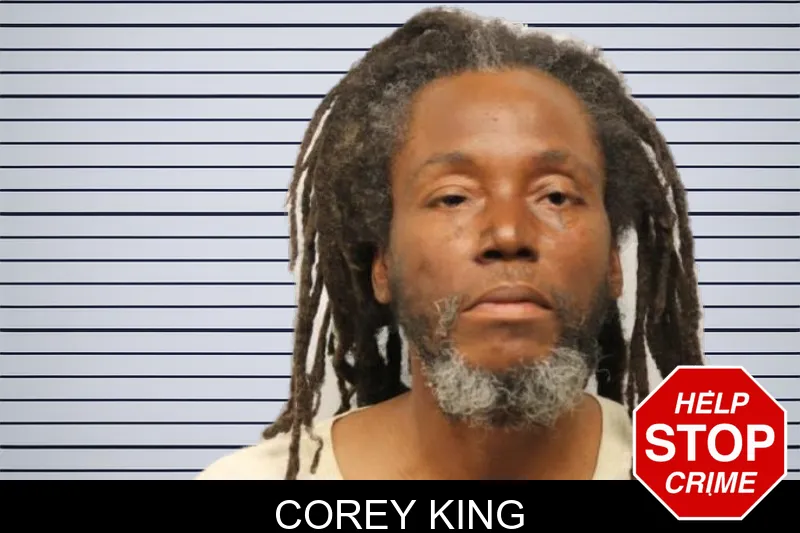 Corey King mugshot