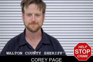 Corey Page mugshot