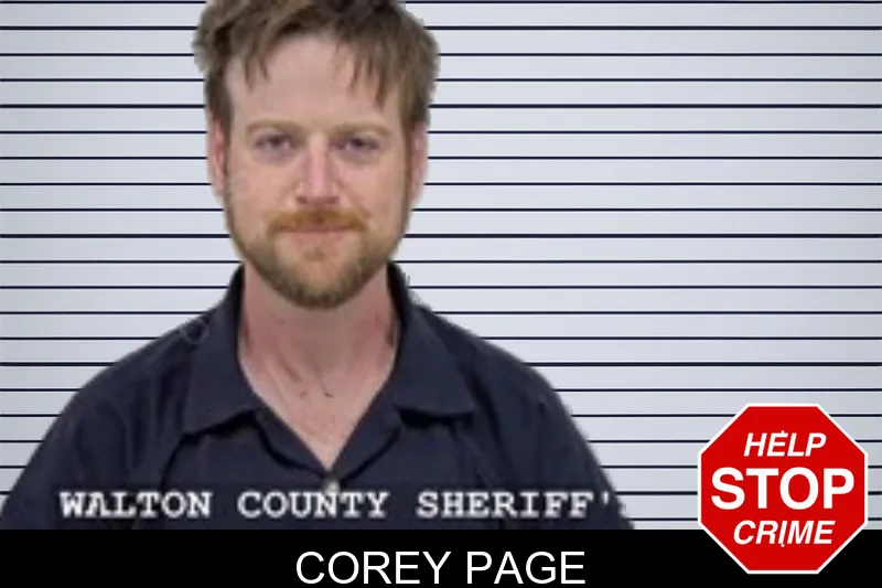 Corey Page mugshot – Walton County , Georgia Corey Page mugshot