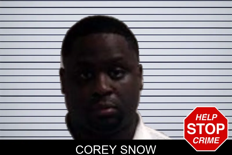 Corey Snow mugshot