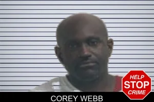 Corey Webb mugshot
