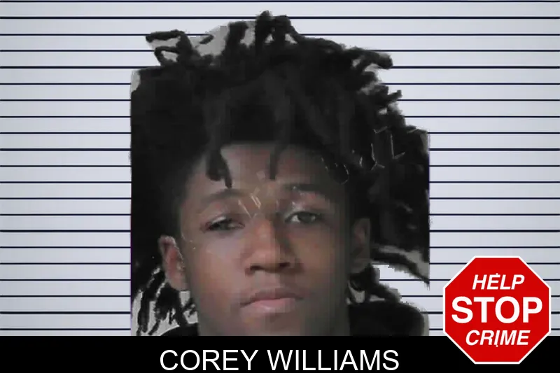 Corey Williams mugshot
