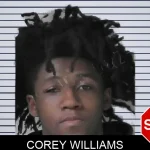 Corey Williams mugshot