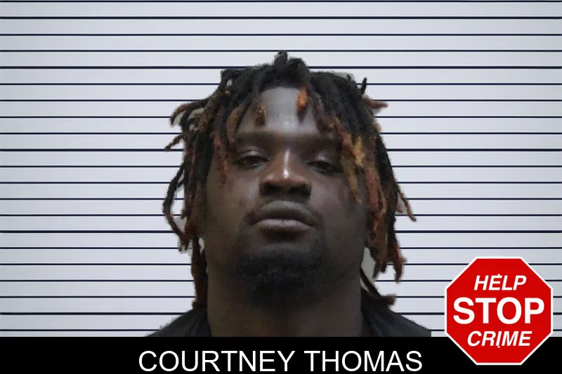 Courtney Thomas mugshot