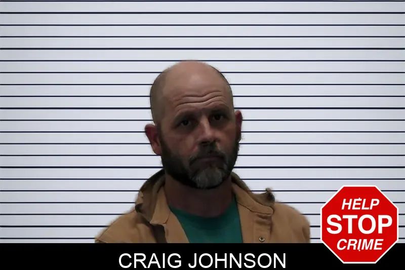 Craig Johnson mugshot