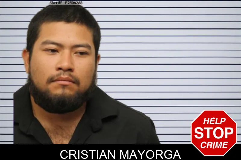 Cristian Mayorga mugshot