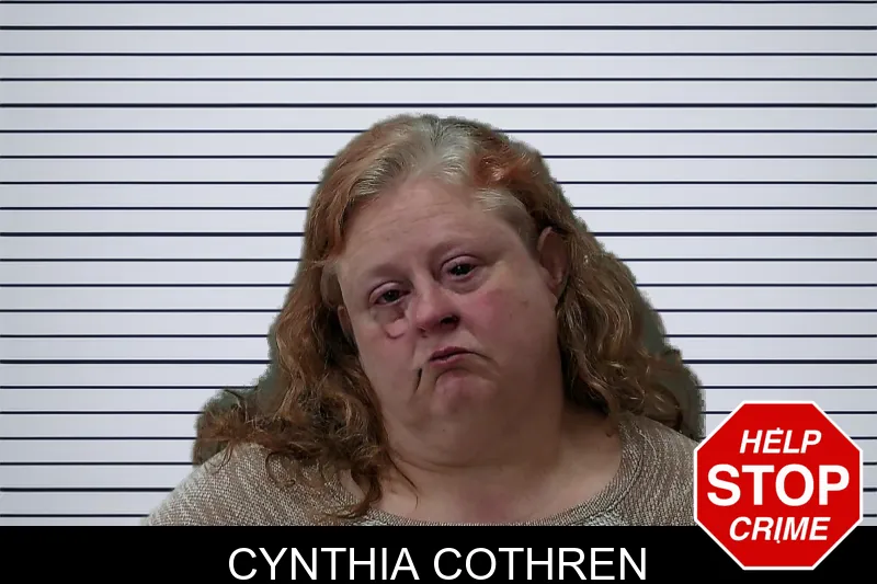 Cynthia Cothren mugshot – Towns County , Georgia Cynthia Cothren mugshot