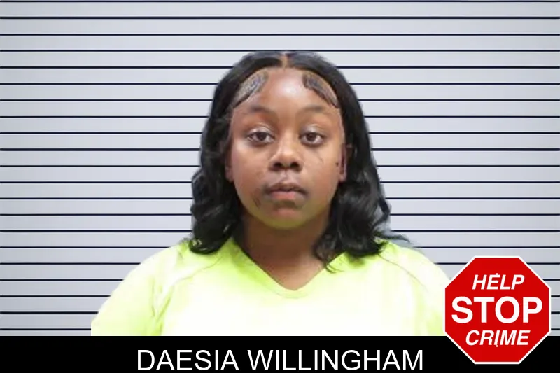 Daesia Willingham mugshot