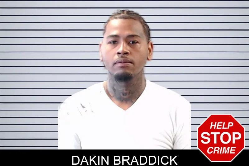 Dakin Braddick mugshot