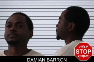 Damian Barron mugshot