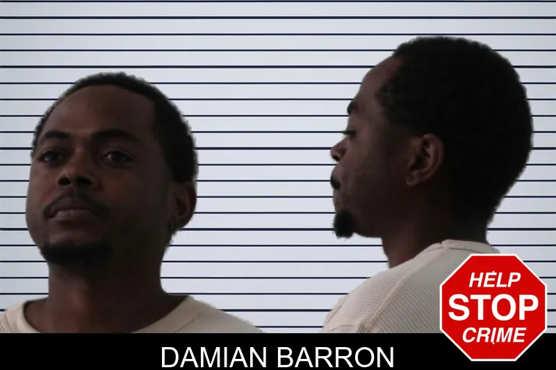 Damian Barron mugshot