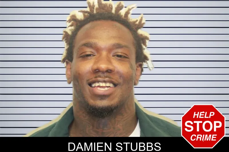 Damien Stubbs mugshot