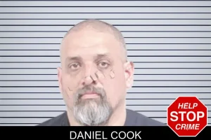 Daniel Cook mugshot