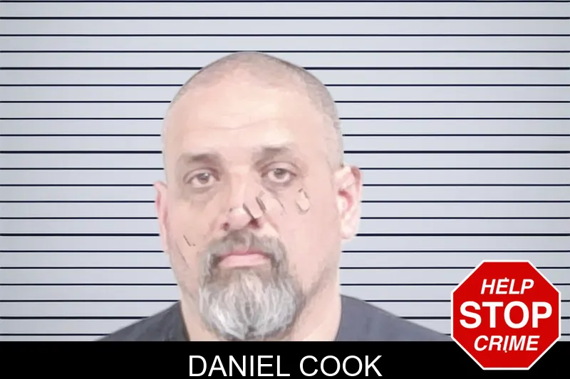 Daniel Cook mugshot