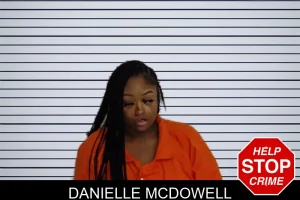 Danielle McDowell mugshot