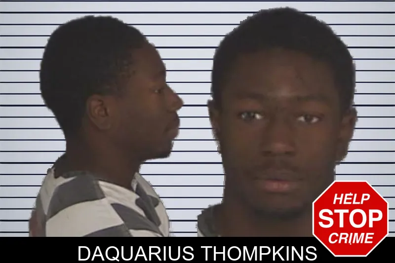 Daquarius Thompkins mugshot