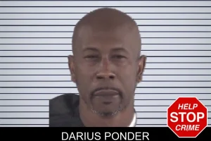 Darius Ponder mugshot