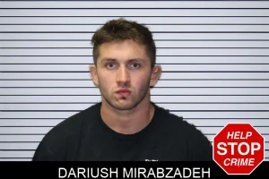 Dariush Mirabzadeh mugshot