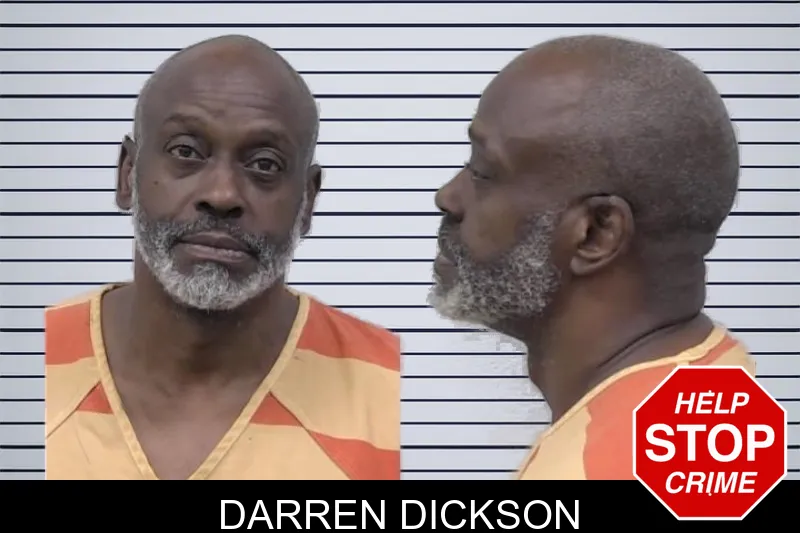 Darren Dickson mugshot