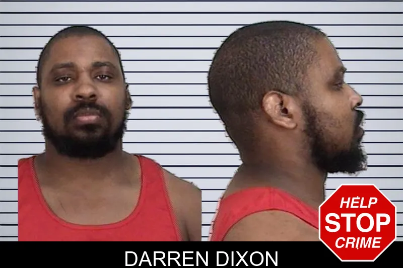Darren Dixon mugshot
