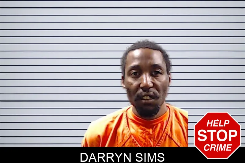 Darryn Sims mugshot