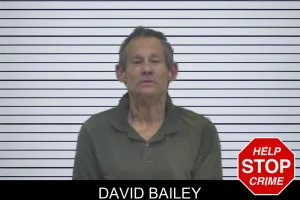 David Bailey mugshot