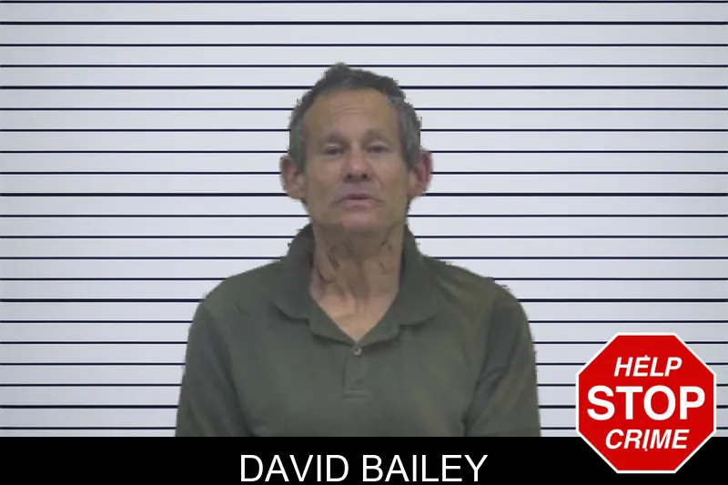 David Bailey mugshot