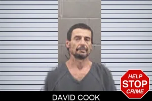 David Cook mugshot