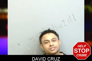 David Cruz mugshot