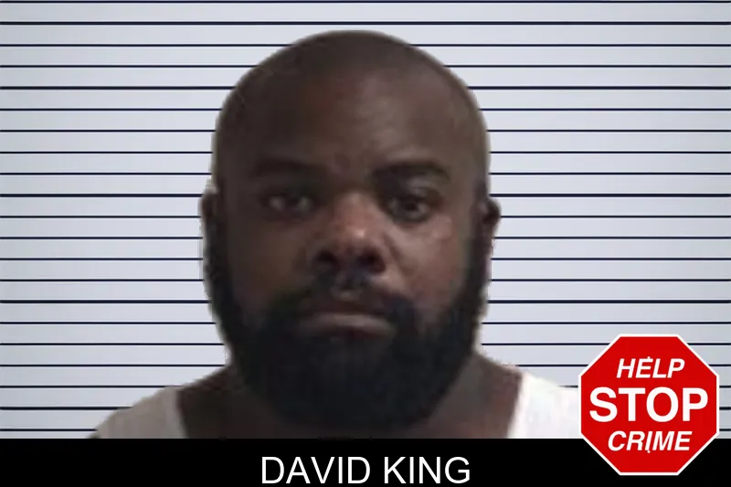 David King mugshot