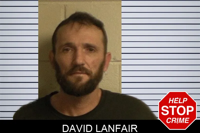 David Lanfair mugshot