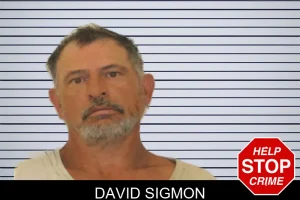 David Sigmon mugshot
