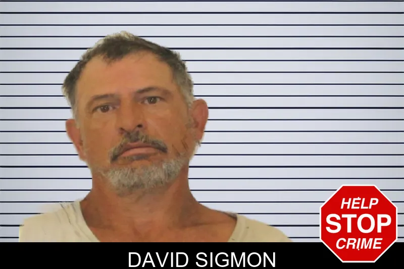David Sigmon mugshot