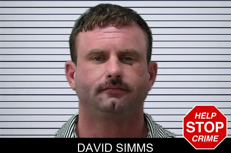 David Simms mugshot