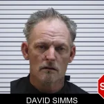 David Simms mugshot