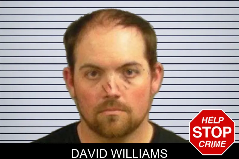 David Williams mugshot
