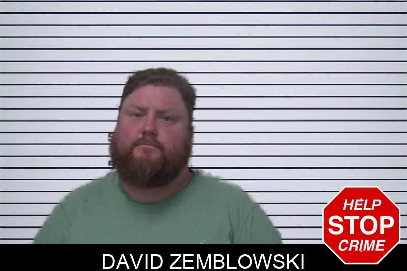 David Zemblowski mugshot