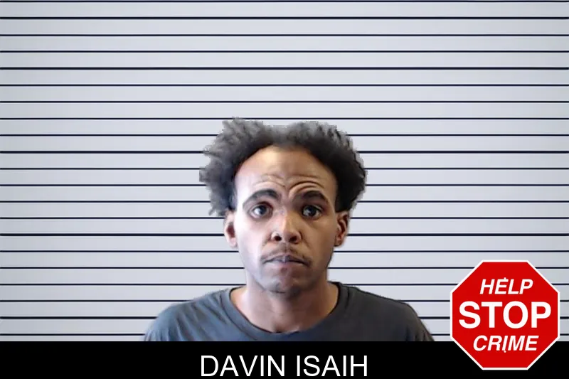 Davin Isaih mugshot
