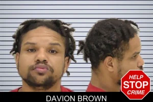 Davion Brown mugshot