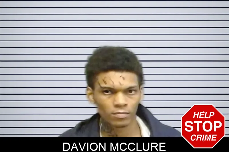 Davion McClure mugshot