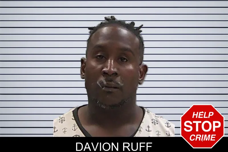 Davion Ruff mugshot