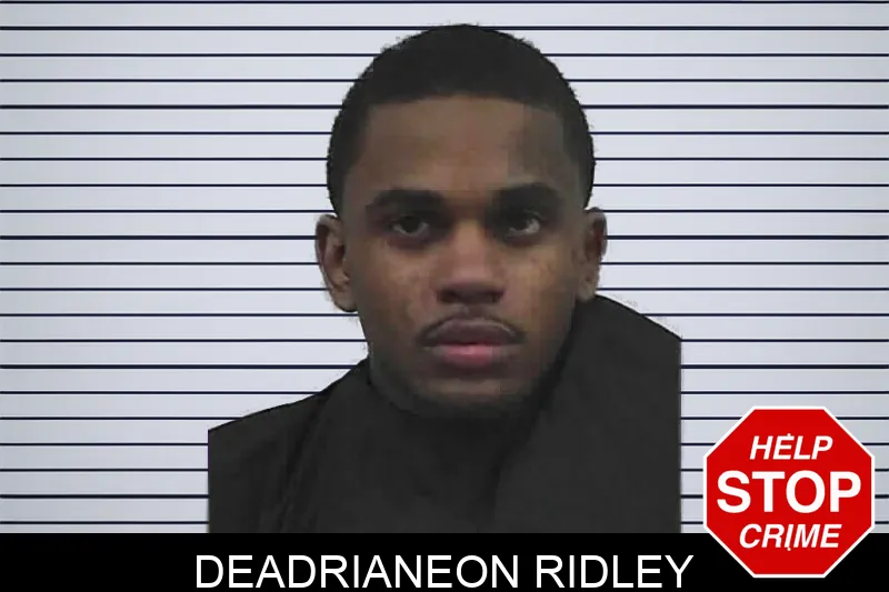 Deadrianeon Ridley mugshot