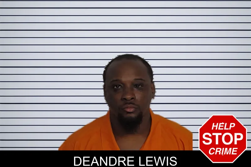 Deandre Lewis mugshot