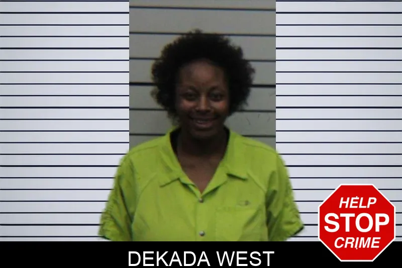 Dekada West mugshot