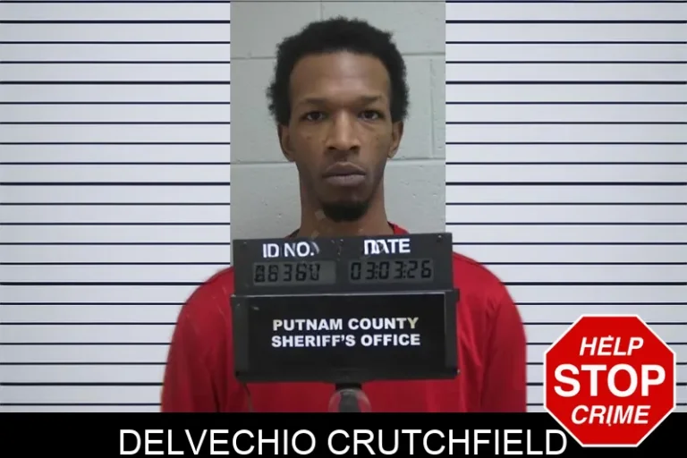 Delvechio Crutchfield mugshot – Putnam County , Georgia Delvechio Crutchfield